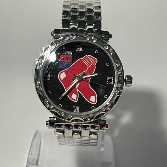 Boston Red Sox MLB Women\'s Luxury Stainless-Steel Watch (RARE) NEW main image 5